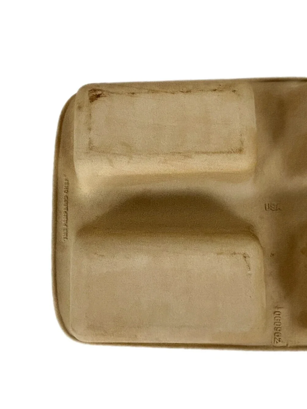 Pampered Chef 1418 Stoneware 4 Mini Loaf Pan 15X8 Family Heritage Baking Stone